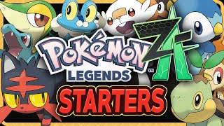 These are Going to be the Starter Pokémon in Pokémon Legends ZA [upl. by Oicafinob]