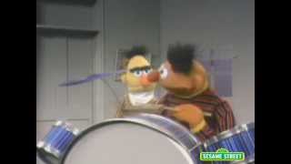 Sesame Street Bert amp Ernie Play Drums [upl. by Akimal]