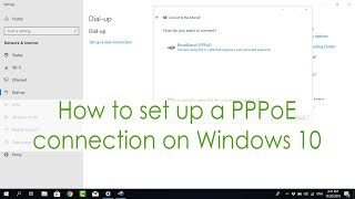 How to Set up a PPPoE connection on Windows 10  NETVN [upl. by Aroled]