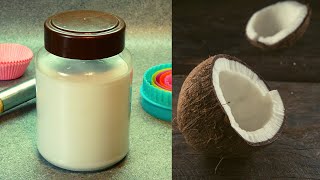 Lait de Coco Fait Maison  Homemade Coconut Milk [upl. by Carnahan]