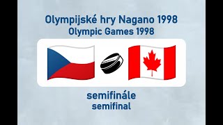 OH Nagano 1998 lední hokej CZECAN semifinále [upl. by Cathey]