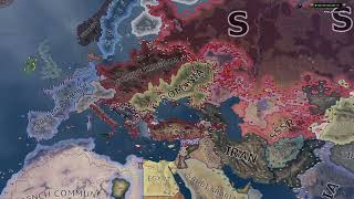 Hussite kingdom of Bohemia  HOi4 TImelapse [upl. by Browning]