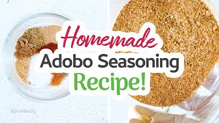 Simple Homemade Adobo Seasoning Recipe  SpiceRally [upl. by Strade]