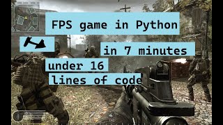 How to make a fps 3D game using Python  Ursina Engine  Nahiyan [upl. by Eustis937]