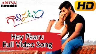 Hey Paaru Full Video Song  Galipatam Movie  Aadi Erica Fernandes Kristina Akheeva [upl. by Kali]