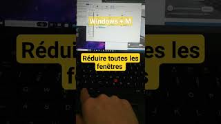 Réduire toutes les fenêtres ouvertes en utilisant le raccourci clavier Windows  M [upl. by Mortie]