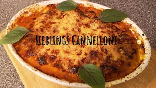 Cannelloni gefüllt mit Spinat Frischkäsevegetarische Reste Cannelloni yummy 🇩🇪 🇺🇸amp 🇬🇧 👇👇 [upl. by Pederson]