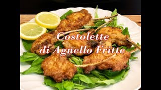 Costolette di Agnello Fritte Gustosissime [upl. by Anerrol]