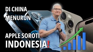 CEO amp CFO Apple Soroti Penjualan iPhone di Indonesia Meningkat❗ Di China malah MENURUN 🔥 [upl. by Eamon]