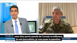 Mohamed Kaci de TV5 qui atomise le porte parole de larmée coloniale dIsraël fin magique [upl. by Phonsa]