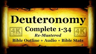 Holy Bible Book 05  The Book of Deuteronomy  KJV Read Along HD 4K Audio Text Narration 1 [upl. by Elokkin]