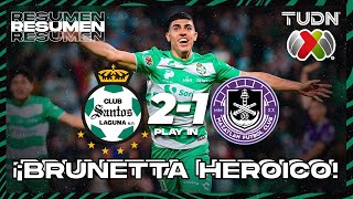 Resumen y goles  Santos Laguna 21 Mazatlán  Liga MX  Apertura 2023 Apertura  TUDN México [upl. by Ernest]