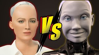 Sophia Vs Ameca AI Battle Between The Most Realistic And Advanced Fembots  AI Tech Academy [upl. by Agosto]