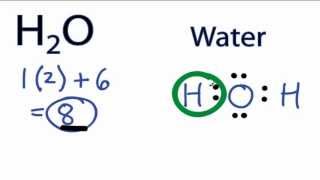 Water Lewis Structure  How to Draw the Lewis Structure for Water [upl. by Lleraj]