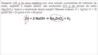 Cálculo Estequiométrico Pureza e Rendimento [upl. by Ial573]