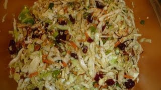 Crunchy Oriental Coleslaw Recipe Become Your Own Favorite Chef with Amy Westerman [upl. by Gilges659]