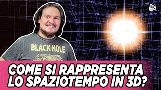 Come immaginare lo spaziotempo e la gravità in 3D  AstroCaffè [upl. by Ahkeber]