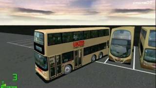 mm2 tour 568 KMB Volvo Super Olympian 106m asv35 in Bus Test Driver City Reverse direction 調轉行 [upl. by Riplex975]