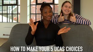 How to choose your university options  UCAS application advice [upl. by Rosalee]