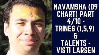 NAVAMSHA D9 CHART PART 410  TRINES 159 amp TALENTS  VISTI LARSEN [upl. by Gaspard648]