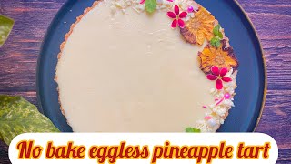 No bake pineapple tartno bake tarteggless pineapple tart [upl. by Nonnerb598]