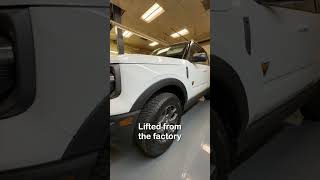 Is the Bronco Sport Badlands Lifted from factory shorts [upl. by Armmat]