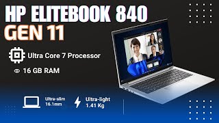 HP EliteBook 840 14 inch G11 Intel Core Ultra7 155H  specs techspecs [upl. by Ylreveb]