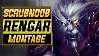 ScrubNoob quotRengar Mainquot Montage  Best Rengar Plays [upl. by Kathleen901]