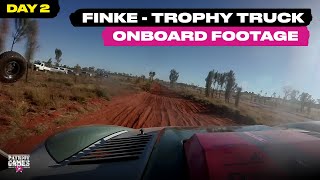 Trophy Truck Onboard Footage  Race Day 2  Finke 2024 [upl. by Aihsenrad755]