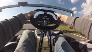 Gokart  Lidköping Motorstadio GoPro 3 with Chestmount [upl. by Oech]