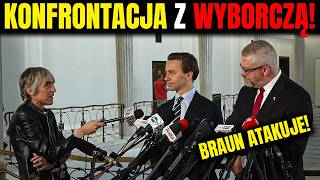 BOSAK i BRAUN OSTRO NA KONFERENCJI POSZŁO O BODNARA [upl. by Alejandrina519]