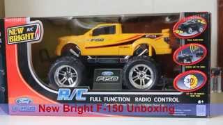 Remote Control Car Unboxing New Bright RC Ford F150 [upl. by Gabbi]