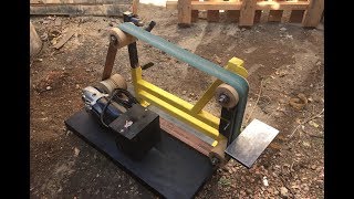 LIJADORA DE BANDA CASERA con motor de AMOLADORADYI BELT SANDER [upl. by Aliuqahs23]