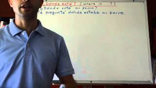 Spanish Lessons 280 DÓNDE wtilde Vs DONDE wo tilde [upl. by Akenot398]