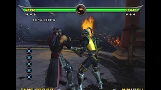 Mortal Kombat Armageddon  COMBO 1014 HITS  PS2 [upl. by Esra70]