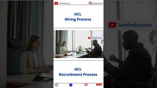 Updated HCL Hiring Process shorts [upl. by Alcock]