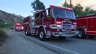 Firefighters Knock Down The Canyon Fire [upl. by Atoked]