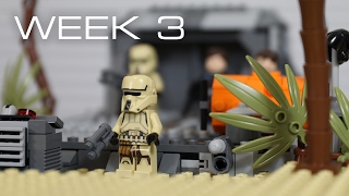 Building Scarif in LEGO  Week 3 The Beach amp Water Design [upl. by Nonah256]