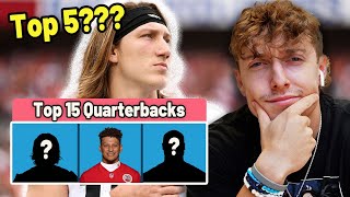 Guts Quarterback Rankings are going to make you MAD [upl. by Garfield]