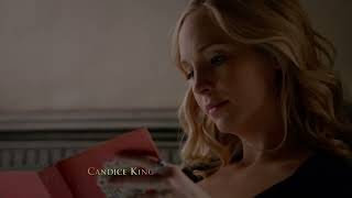 Caroline Collapses As She Is Writing To Elena  The Vampire Diaries 7x12 Scene [upl. by Jolda]