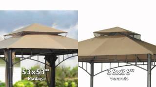 Replacement Canopy for Target Summer Veranda Gazebo [upl. by Acimehs416]