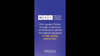 Introducing the Maintaining Anesthesia Certification MAC Program CRNA anesthesia shorts [upl. by Allecsirp]