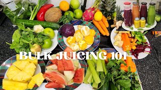 BATCH JUICING FOR THE WEEK  Juicing Tips amp Juicing Hacks  ASMR [upl. by Delp437]