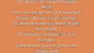 Downtown Petula Clark with lyrics [upl. by Sidoney499]