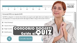 Guida al Quiz del concorso docenti [upl. by Madlin]