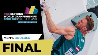 Mens Boulder final  Bern 2023 [upl. by Strephon]