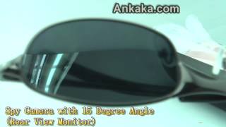 Antitracking Rear View Monitor View Behind UV protection Sunglasses  Spy Camera Sunglasses Review [upl. by Jamey]