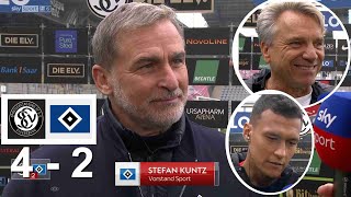 Stefan Kuntz Horst Steffen Selke Interview Nach Dem Spiel Elversberg 4 vs 2 Hamburger SV 26102024 [upl. by Arimas]