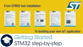 STM32 step by step tutorials to get you building an IoT application fast [upl. by Rehotsirhc194]