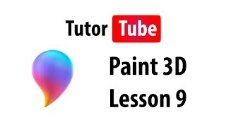 Paint 3D Tutorial  Lesson 9  Stickers [upl. by Stauder148]